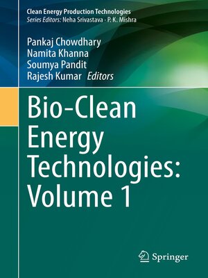 cover image of Bio-Clean Energy Technologies